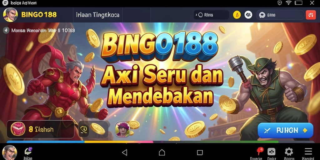 Screenshot gameplay BINGO188 yang menunjukkan aksi mendebarkan.