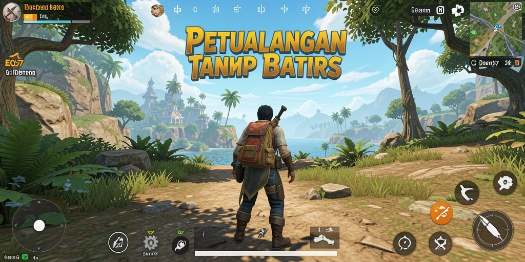 Tampilan gameplay seru di dunia Open World EOS77.