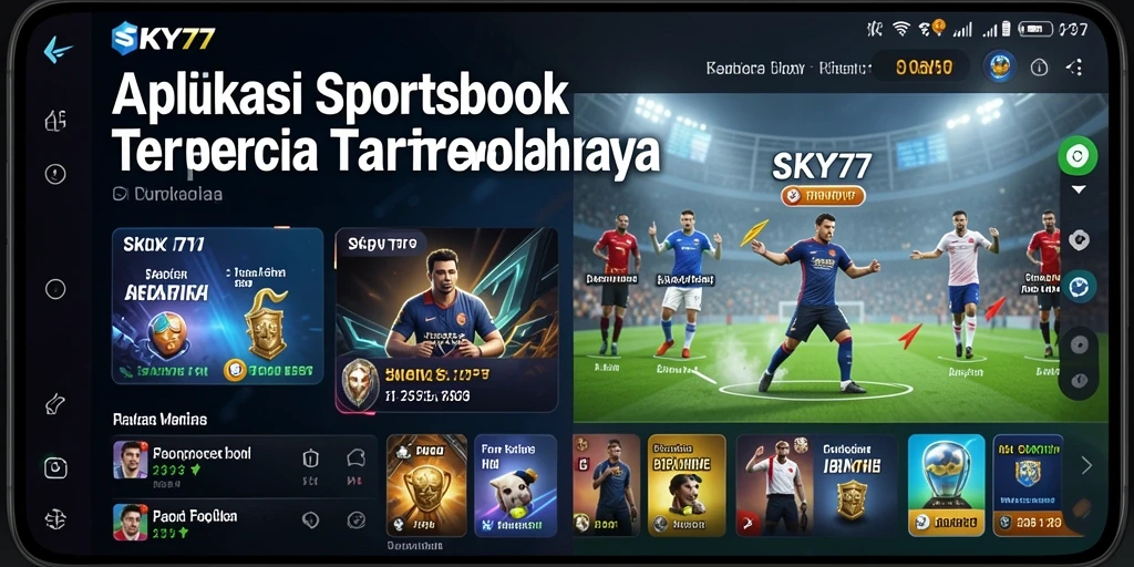 Tampilan gameplay SKY77 yang menampilkan berbagai jenis taruhan olahraga.